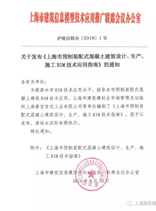《上海市预制装配式混凝土建筑设计、生产、施工BIM技术应用指南》正式发布，引领行业数字化升级